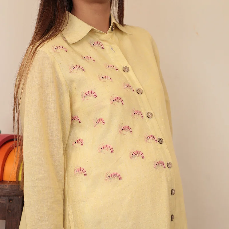 Cotton Dress for Women | Maternity Dress | Soft Yellow