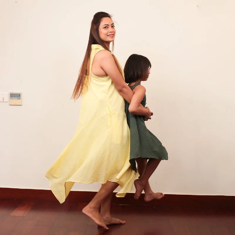 Cotton Dress for Women | Maternity Wear | Sunny Yellow