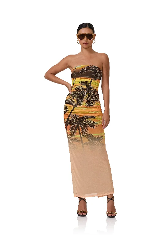 Marlo Maxi Dress - Sunrise Palms