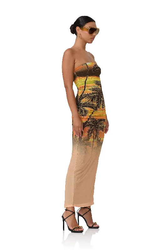 Marlo Maxi Dress - Sunrise Palms