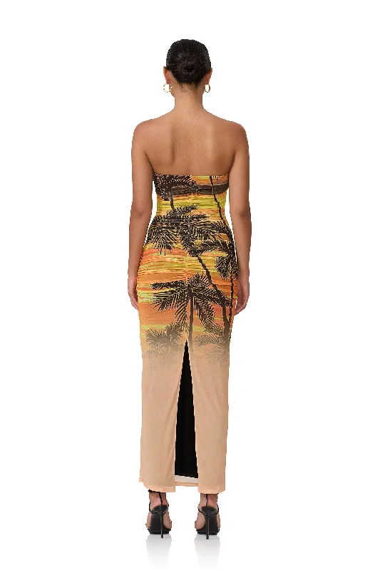 Marlo Maxi Dress - Sunrise Palms