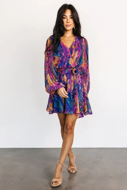 Rev Mini Dress | Blue Multi