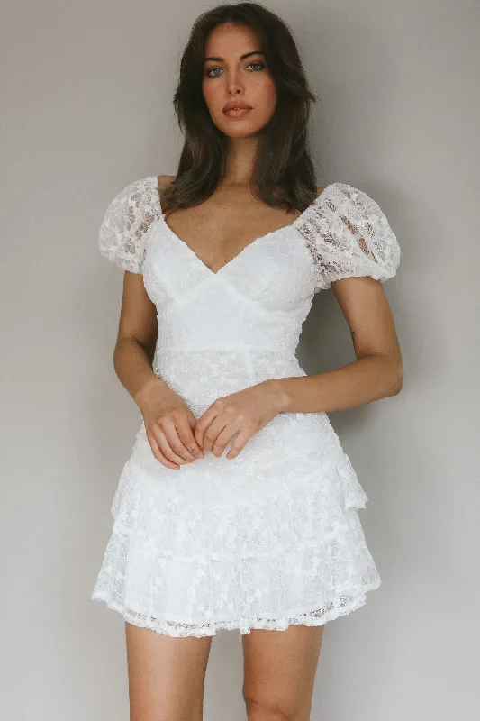 annabella-puff-sleeve-tied-back-lace-dress-white