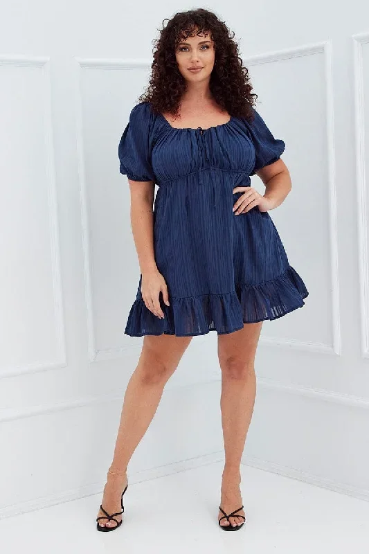 blue-fit-and-flare-dress-short-sleeve-ruched-bust-cdd1619a-36r-1