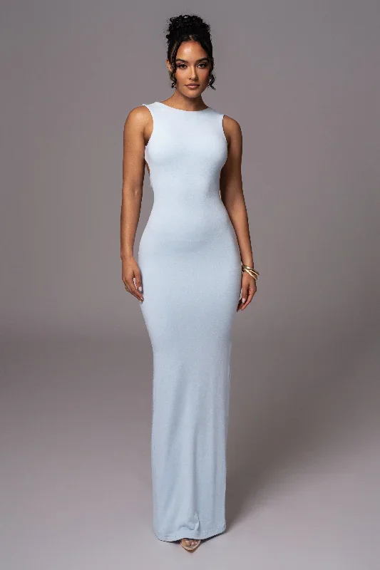 blue-jluxbasix-front-and-center-maxi-dress