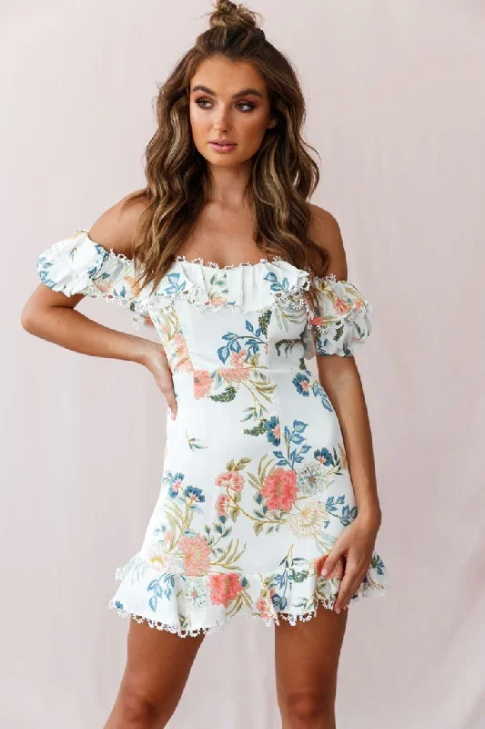 bobby-bardot-neckline-puff-sleeve-dress-floral-print-white