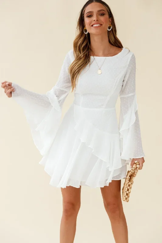 carlini-flared-sleeve-boat-neckline-dress-white