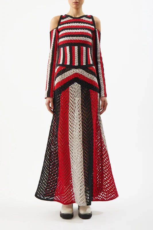 carr-macrame-dress-red-multi-wool