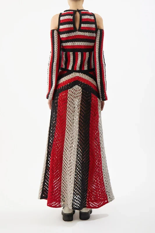 carr-macrame-dress-red-multi-wool