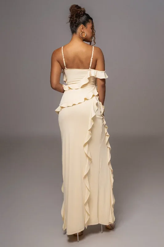 cream-brenna-ruffle-maxi-dress