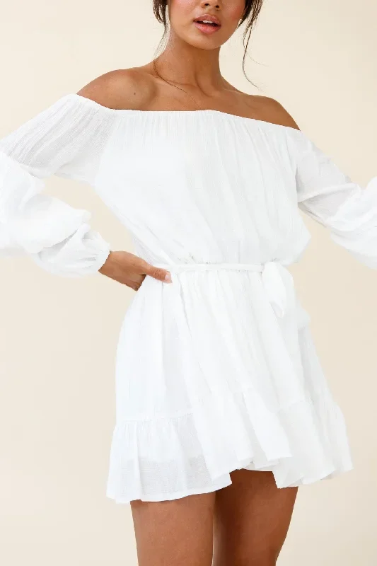 frida-off-shoulder-waist-tie-dress-white