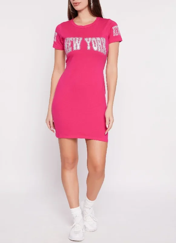 fuchsia-new-york-glitter-graphic-t-shirt-dress-1410033876636