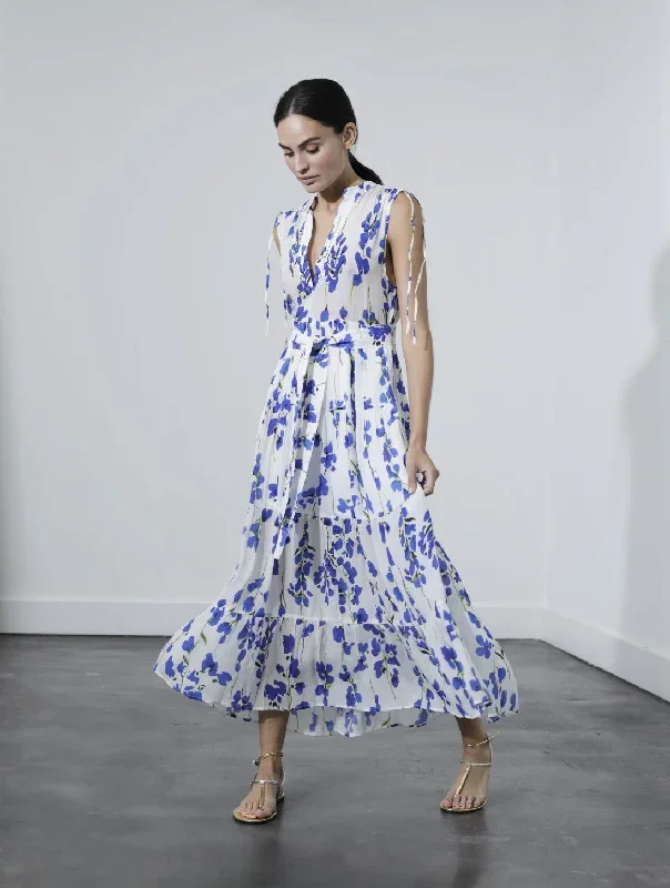 Karina Grimaldi - Virginia Dress - Blue Lavender