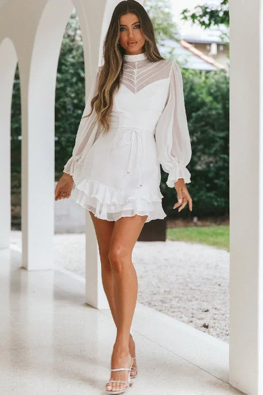 lark-high-neck-balloon-sleeve-dress-white