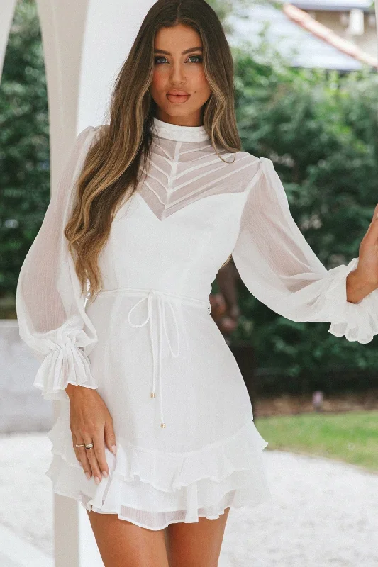 lark-high-neck-balloon-sleeve-dress-white