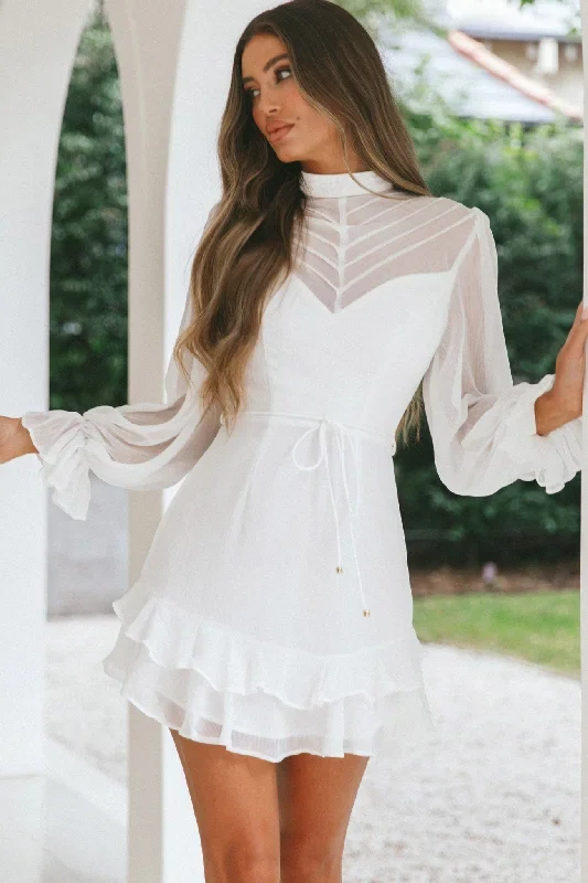 lark-high-neck-balloon-sleeve-dress-white