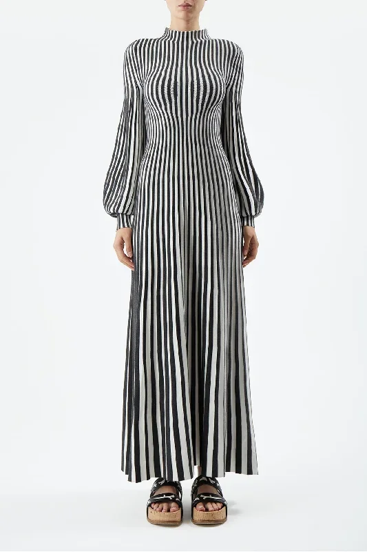 lee-knit-dress-charcoal-ivory-cashmere-silk