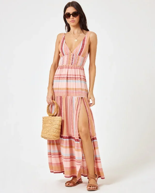 Stripe Lilikoi Dress