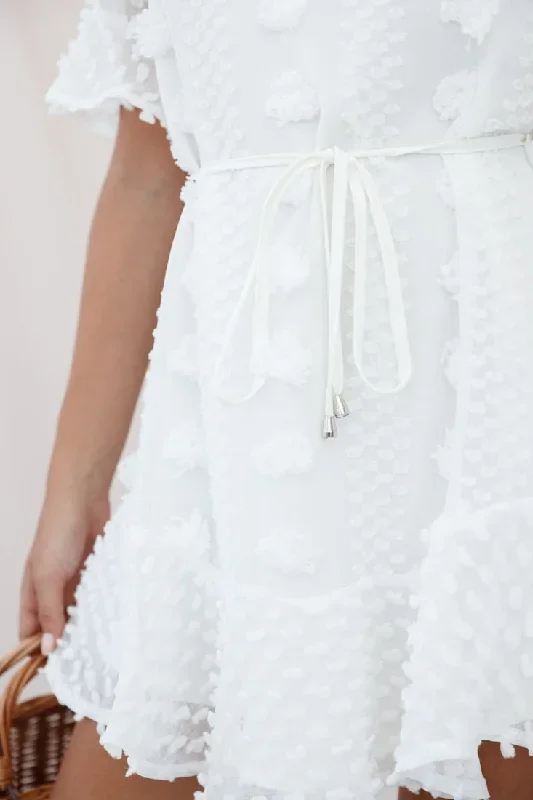 maleny-embellished-fluted-hem-dress-white