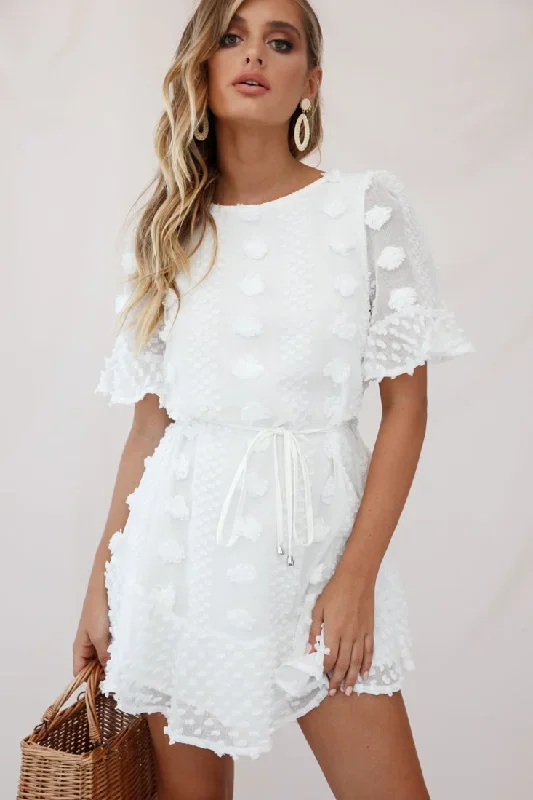 maleny-embellished-fluted-hem-dress-white