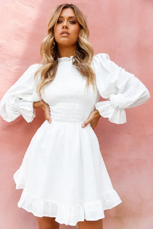 marianna-long-sleeve-shirred-bust-dress-white