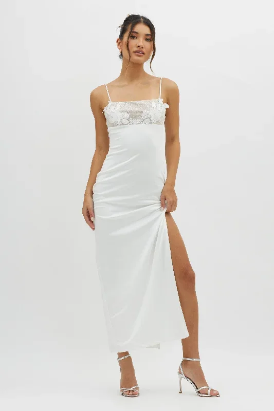 misha-embellished-bust-midi-dress-white