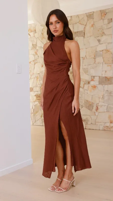 nicole-maxi-dress-chocolate