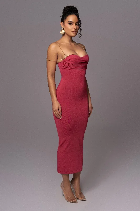 pink-la-lune-drape-midi-dress