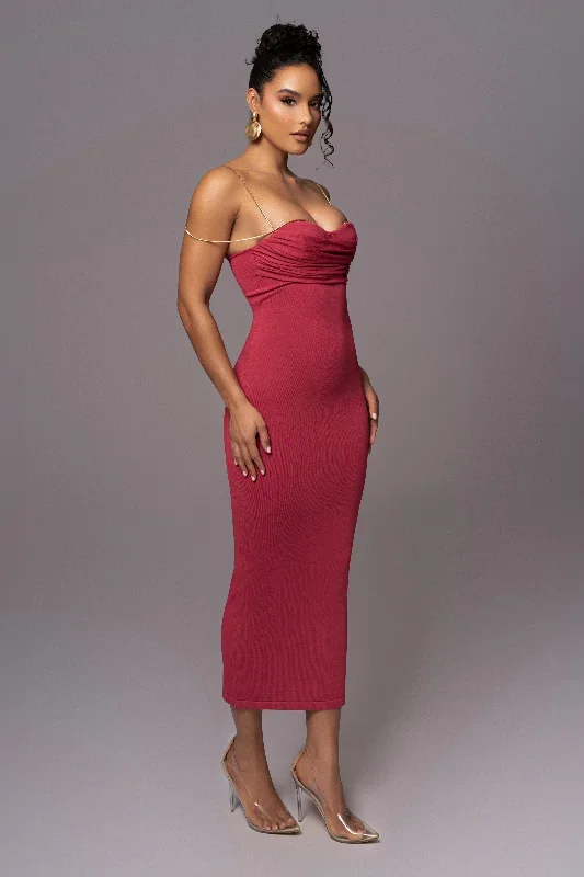 pink-la-lune-drape-midi-dress