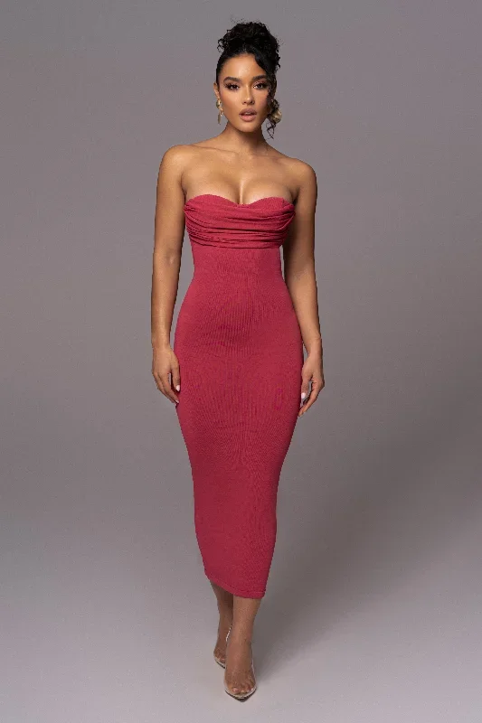 pink-la-lune-drape-midi-dress