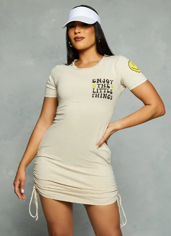 tan-enjoy-the-little-things-smiley-ruched-t-shirt-dress-1410033872886