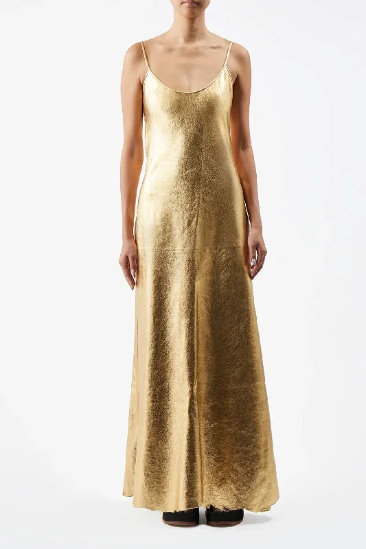 teles-dress-gold-metallic-nappa-leather