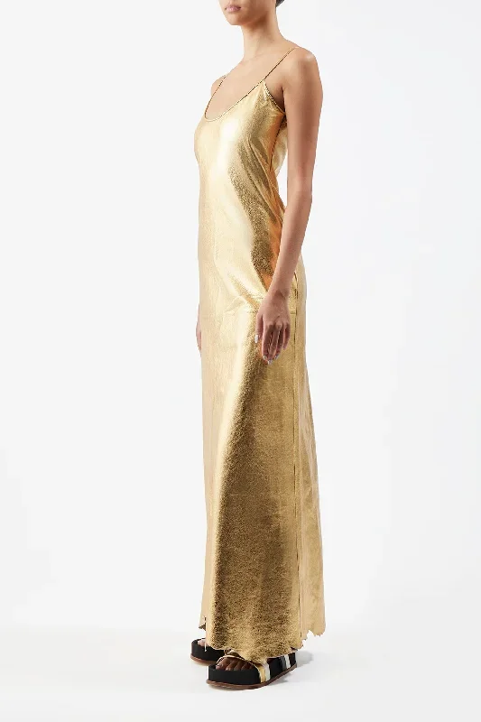 teles-dress-gold-metallic-nappa-leather