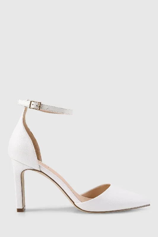 VERALi Kitra Closed Toe Heels White