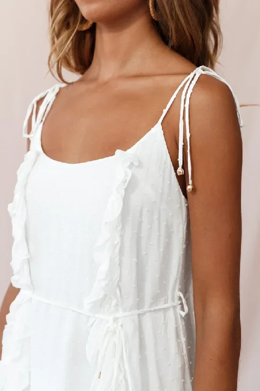 wish-fluted-hem-lace-up-back-dress-white