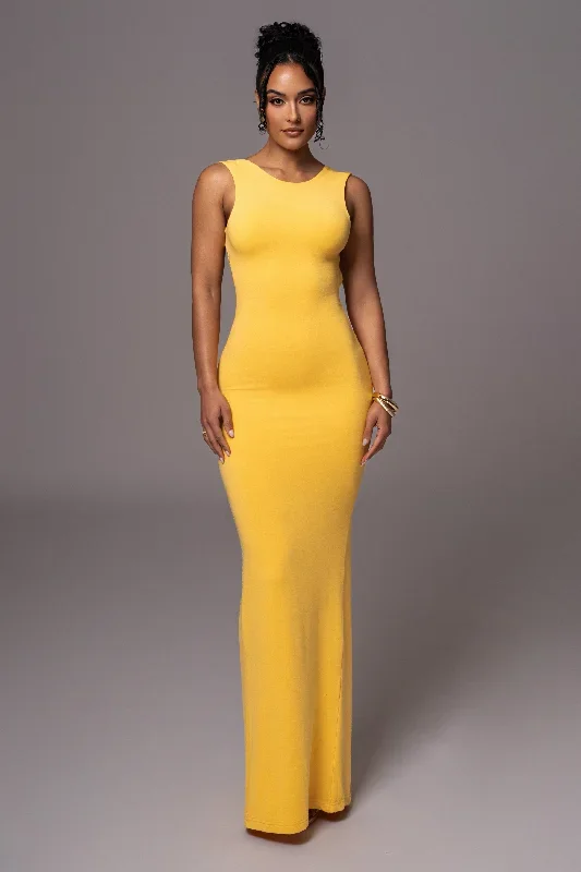 yellow-jluxbasix-front-and-center-maxi-dress