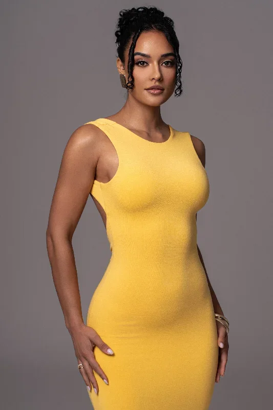 yellow-jluxbasix-front-and-center-maxi-dress