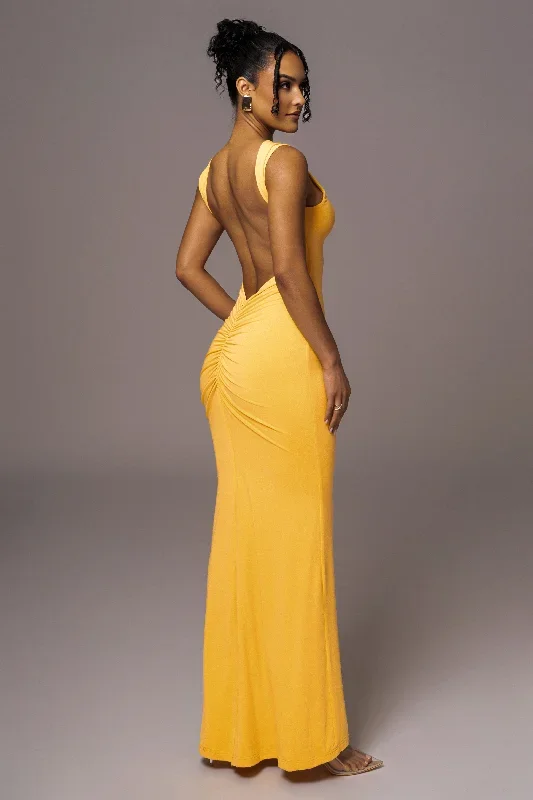 yellow-jluxbasix-front-and-center-maxi-dress