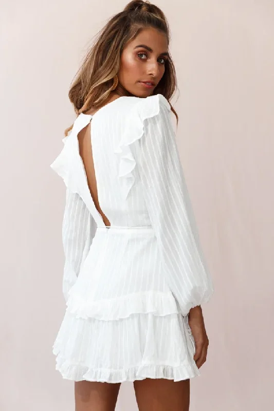 yours-truly-bell-sleeve-ruffle-dress-white