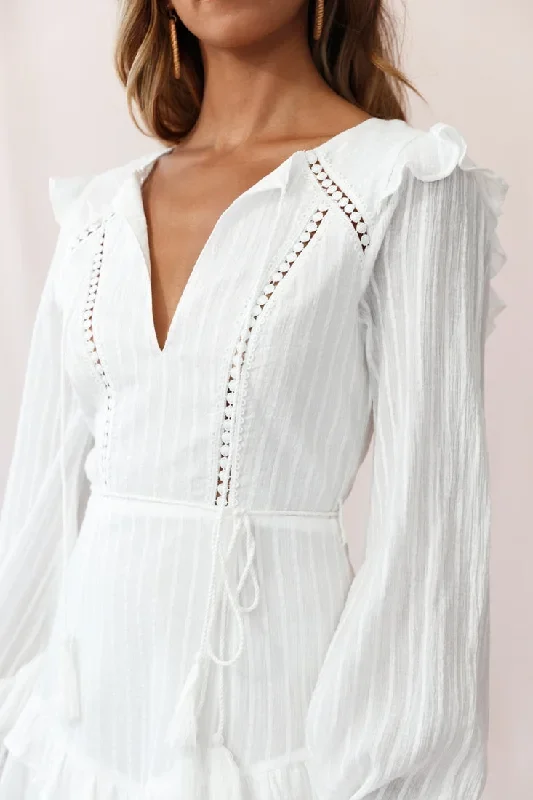 yours-truly-bell-sleeve-ruffle-dress-white