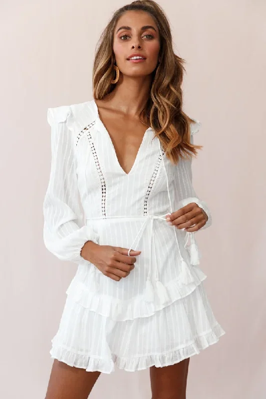 yours-truly-bell-sleeve-ruffle-dress-white